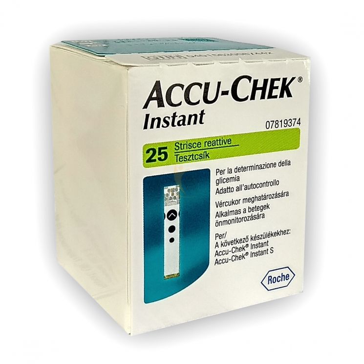 Accu-Chek Instant Strisce Reattive 25 Pezzi